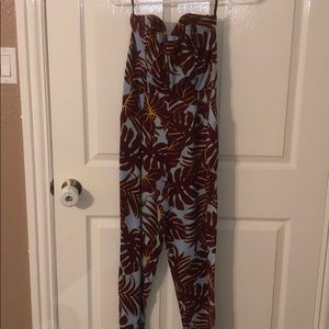 Hawaiian flower pantsuit